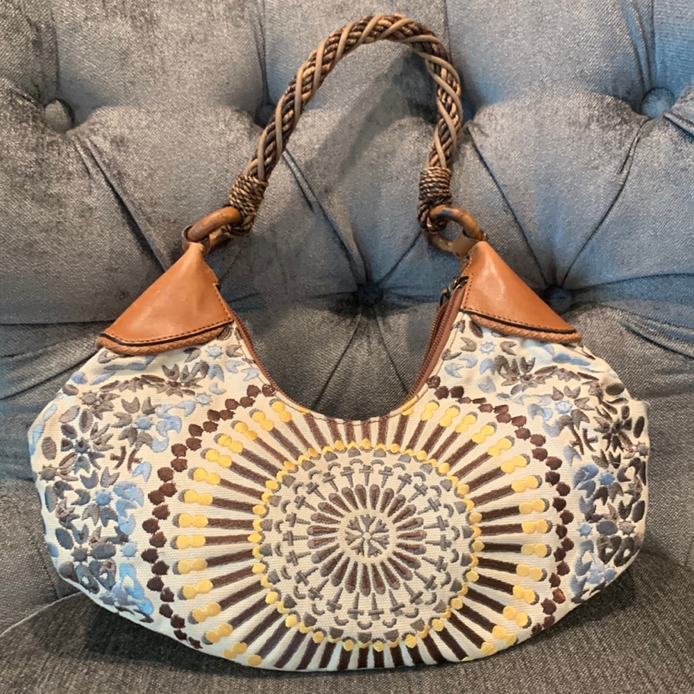 Vintage COLE HAAN Sierra Embroidery Purse